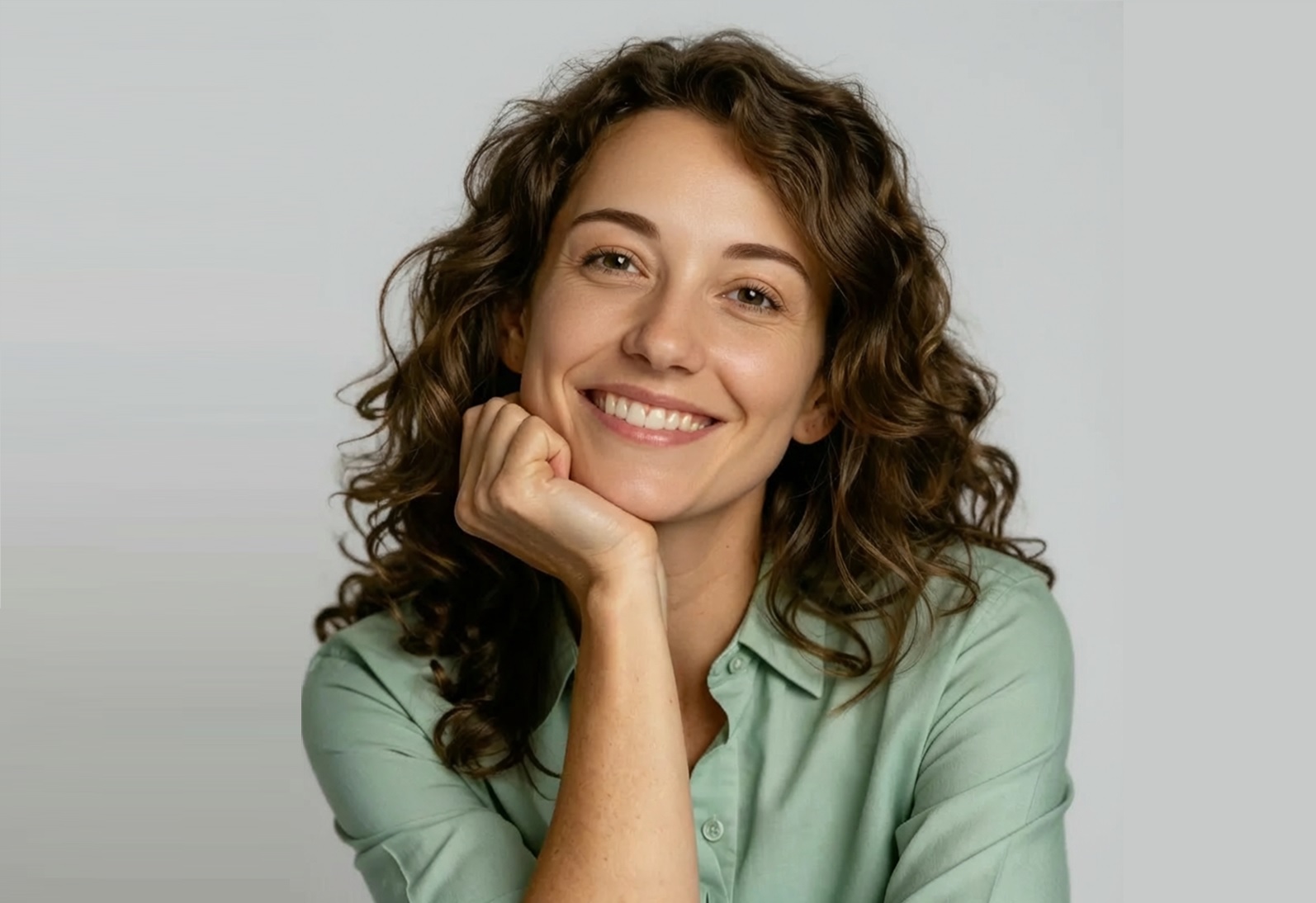 Formatrice professionnelle souriante